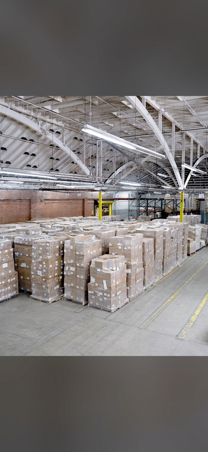 Office area inside the Logix Fulfillment warehouse in Vernon, CA